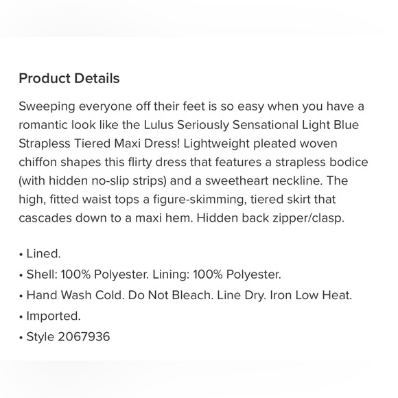 Lulu’s Seriously Sensational Black Strapless Tiered Maxi Dress - Picture 4 of 5